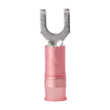 Ancor 210302 Marine Grade Electrical Nylon Insulated Double Crimp Funnel Entry Flanged Spades with Insulation Grip (22 to 18Gau