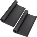 2-Pack Black Eva Foam Cosplay Sheets roll, Premium eva Craft Foam 1mm Thick, 13.5 x 49, High Density 86kg/m3 for Cosplay Costume