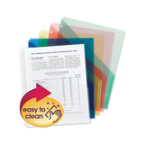 Smead 89505 Organized Up Poly Slash Jackets Letter Assorted 5/Pack