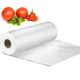 12 X 16 Plastic Produce Bag on a Roll, Bread and Grocery Clear Bag, 350 Bags/Roll, Total 4 Rolls