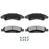 AUTOMUTO 4PCS Front Semi-Metallic Disc Brake Pads Set D1363 For Cadillac Escalade Escalade ESV Escalade EXT XTS For Chevrolet Av