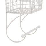 Small Antique White Farmhouse Towel Rack