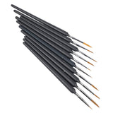 HOMSFOU 10pcs Watercolor Liner Pens for Fine and Nail Grade Tools for Artists and Students