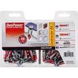 Hillman 376475 DuoPower ContractorStrength Anchor Kit (#6 & #8), White