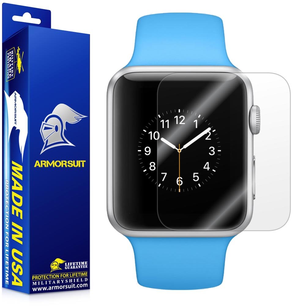 (6 Pack) ArmorSuit Screen Protector for Apple Watch 7 41mm Max Coverage Anti-Bubble HD Clear MilitaryShield Film