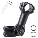 YAPJEB Adjustable Bike Stem - 25.4 x 110mm, 31.8 x 90mm, 130mm, 60 Degree, Mountain, Road, BMX, Cycling