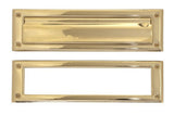 BRASS Accents A07M0070PVD Mail Slot, 3 x 10, Lifetime Polished Brass