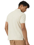 Xyxx Men'S Solid Regular Fit T-Shirt (Xy_Cr14_Polo Tshirt_1_Almond White