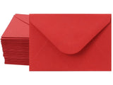 150 Packs of Gift Card Envelopes, Black Mini Envelopes, Gift Card Holder, Business Card Envelopes (4x2.75) (Red)