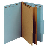 Office Depot Brand Pressboard Expanding File Folders, 2 1/2 Expansion, Legal Size, 83% Recycled, Blue, Pack Of 5