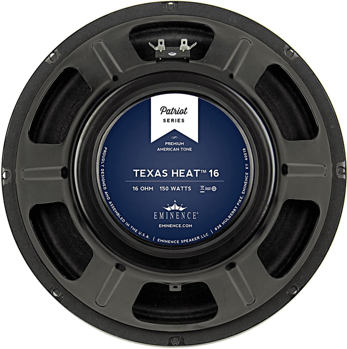12-In, 16 Ohms, 150W, Recommended For American Rock, Blues, & Southern Rock-In
