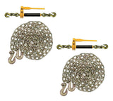 Mytee Products (2 Pack) 5/16 x 20 Grade 70 Chain 5/163/8 Peerless QuikBinder Kit H51250658 Ratchet Load Binder WLL #7100
