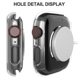 Suoman 2-Pack for Apple Watch 44mm Screen Protector Case,for iWatch Series 8/7/6/5/4/Series SE/SE 2 44mm Protection Cover All-Ar