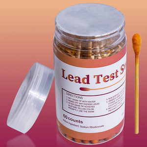 (30 Rapid Home Testing Swabs) Lead Test Swab Kit,30-Second Results. Dip in Water. Home Use for All Surfaces - Painted,Metal, Toy