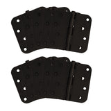 Design House 181628 5/8inch Radius Steel Door Hinge Door Hardware for Interior Doors, 4inch x 4inch, Oil Rubbed Bronze, 10Pa
