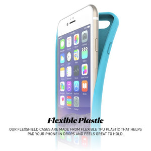 AGENT18 iPhone 6 Plus case, FlexShield Blue Preppy