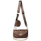 Santorini Mini Sling Bags With Faux Leather Retro Bag | Girls Crossbody With Coin Pouch | Purse For Women With Metal Lock | Hand
