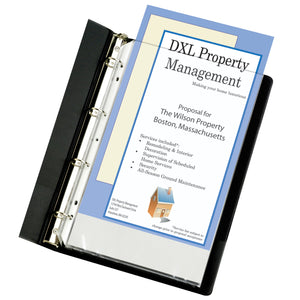 Heavyweight Polypropylene Sheet Protector, Legal Clear, 7-Hole Punched For 3-Ring Or 4-Ring Binders, 14 X 8 1/2, 50/Bx, 62047