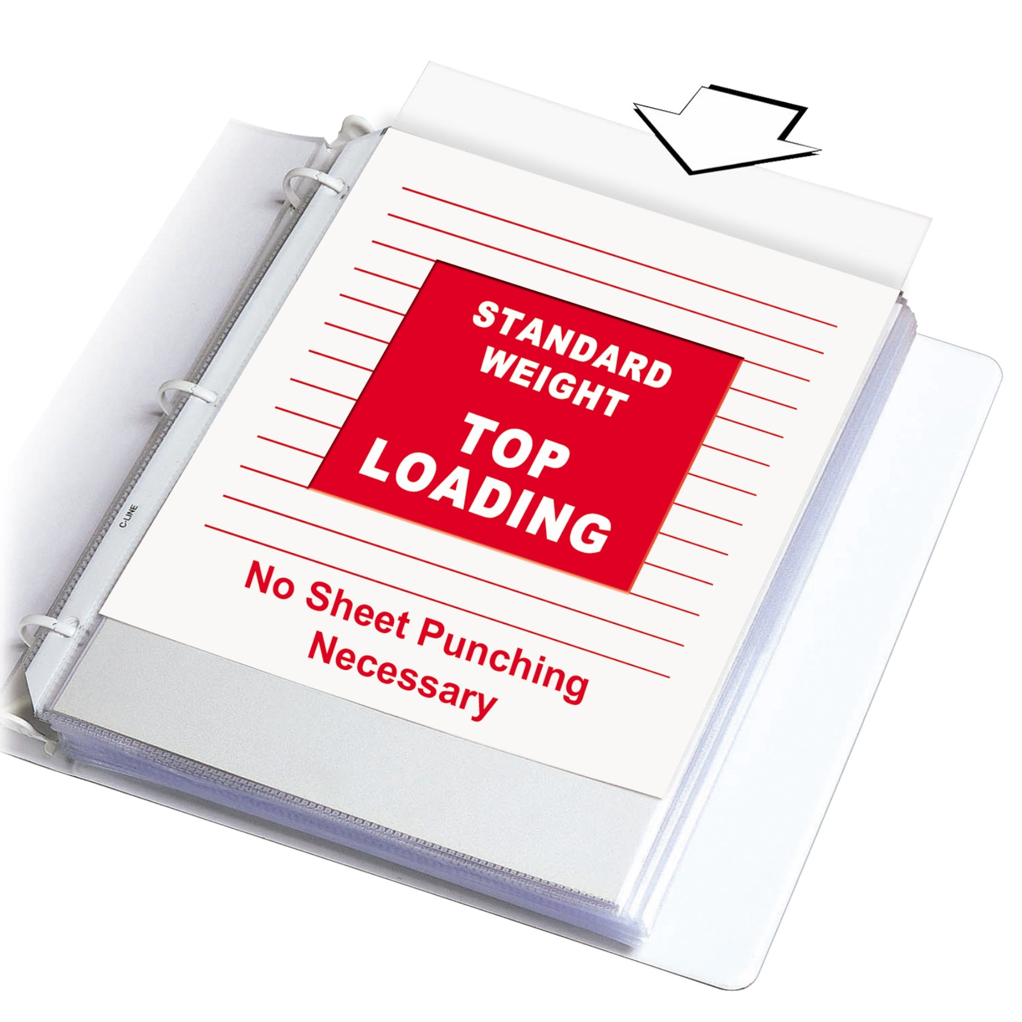Standard Weight Polypropylene Sheet Protector, Non-Glare, 11 X 8 1/2, 100/Bx, 62048