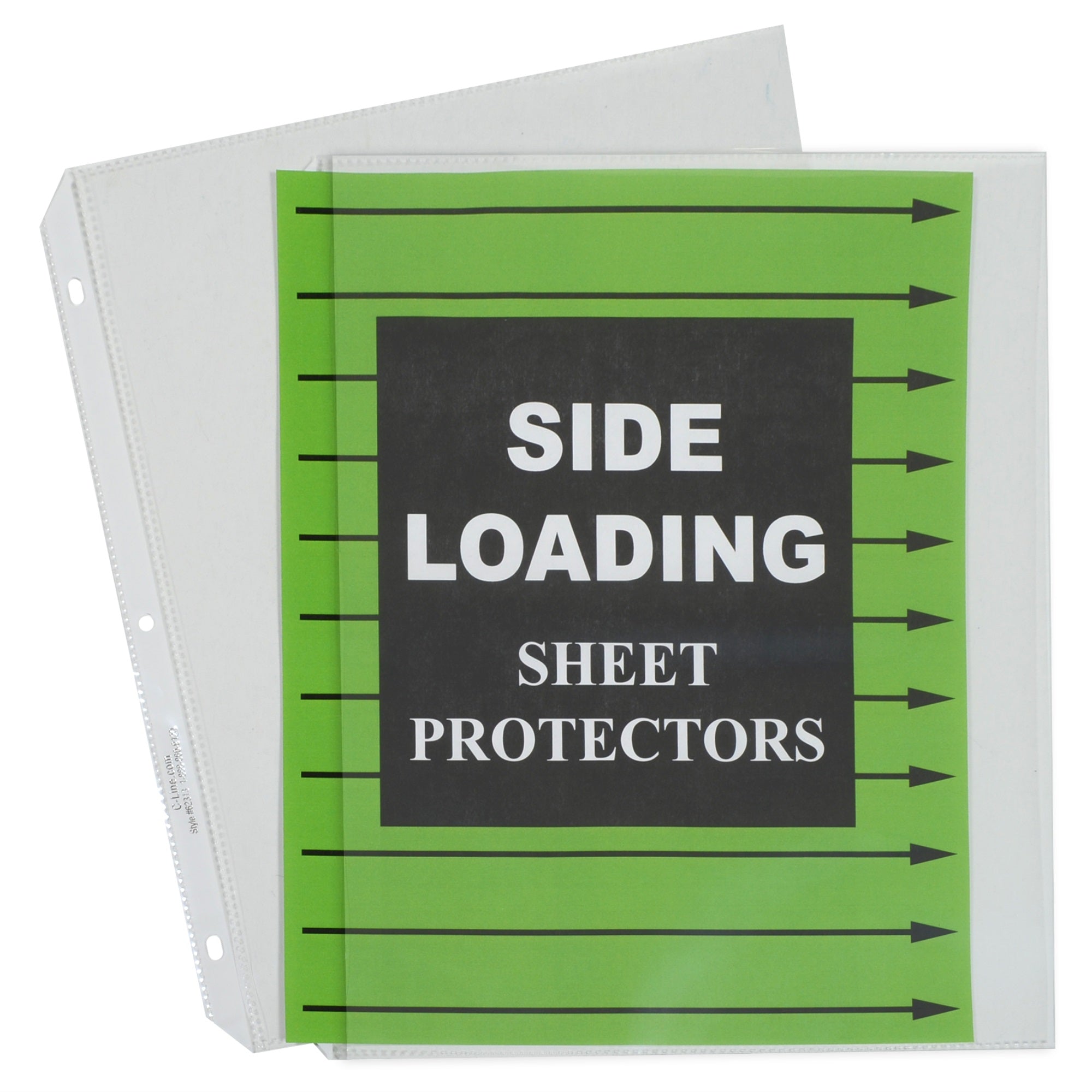 Side Loading Polypropylene Sheet Protector, Clear, 11 X 8 1/2, 50/Bx, 62313