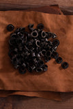 Eyelet Shaft D:8,0 mm; L:6,0 mm; U:14,5 mm Iron/Brass Antique