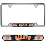 San Francisco Giants Embossed License Plate Frame, 6.25In X 12.25In