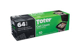 Cart Liner 64Gal 10Ct (Pack Of 1)