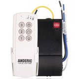 Anderic Substitute Kit for Hampton Bay TR222A Ceiling Fan Remote Control [63T-AC83T-KIT]