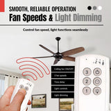 Anderic Substitute Kit for Hampton Bay TR222A Ceiling Fan Remote Control [63T-AC83T-KIT]