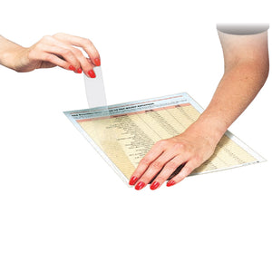 Self-Adhesive Reinforcing Strips, 10 3/4 X 1, 200/Bx, 64112