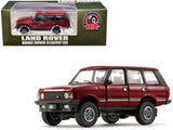 Land Rover Range Rover Classic LSE RHD (Right Hand Drive) Red with Sunroof with Extra Wheels 1/64 Diecast Model Car by BM Creati