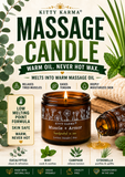 Aromatherapy Lavender Massage Lotion Candle