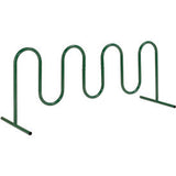 Global Industrial Wave Bike Rack 9-Bike Capacity Free Standing Green