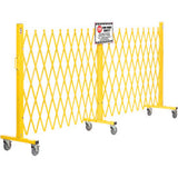 Global Industrial Folding Safety Barricade Gate With Sign 20 Expanded Length