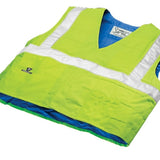 Techniche Evaporative Cooling Traffic Safety Vest, Powered By Hyperkewl