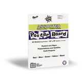 Pacon Super Value Poster Board, 5 Colors May Vary, 22 x 28, 50 Sheets