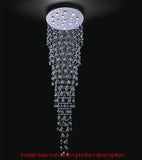 16 Light Flush Mount With Chrome Finish