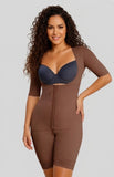 Full Body Mid thigh Shapewear with arm compression