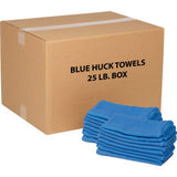 Global Industrial 100 Cotton Blue Huck Towels 25 Lb. Box