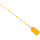 Global Industrial Adjustable Extinguisher Tamper Seal 9L Yellow 100/Pack