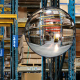 Global Industrial Round Acrylic Convex Mirror Indoor 36 Dia. 160° Viewing Angle