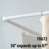 Shower Rod 50-87Wht (Pack Of 1)