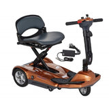 EV Rider Folding Travel Transport Mobility Scooter Lightweight, Portable, Simple to Store, Manual Fold Easy Move