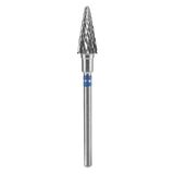 CARBIDE NAIL DRILL BIT FOR LEFT-HANDED USERS, "CONE" BLUE EXPERT, HEAD DIAMETER 6/ 14MM (FT73B060/14) (#206)-STALEKS™