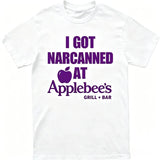"I Got Narcanned At Applebee's" T-Shirt – Funny Gen Z Absurdist Graphic Tee