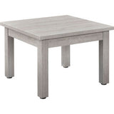 Interion® Wood End Table - 24 X 24 - Gray