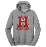 Harvard University H Logo Hooded Sweatshirt - Oxford Gray