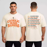 Sacred Jam Session Tee – Funny Catholic Mass Bangers Hymn Graphic Shirt