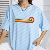 Countless Blunders 70s Stripe Tee – Sarcastic Number Quote Graphic Shirt