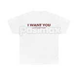 "I Want You I Just Can't Flirt" Funny Quote – Sarcastic Humor Hoodie, Sweatshirt & T-Shirt